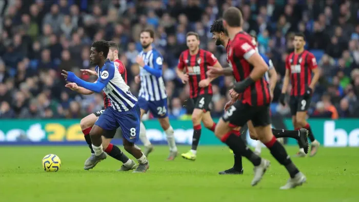 Framed Print : Brighton and Hove Albion vs Bournemouth: Premier League Showdown at American Express Community Stadium (28DEC19) Framed Print : Brighton and Hove Albion vs Bournemouth: Premier League Showdown at American Express Community Stadium (28DEC19)
