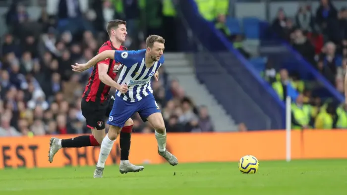 Framed Print : Brighton and Hove Albion vs Bournemouth: Premier League Battle at American Express Community Stadium (28DEC19)