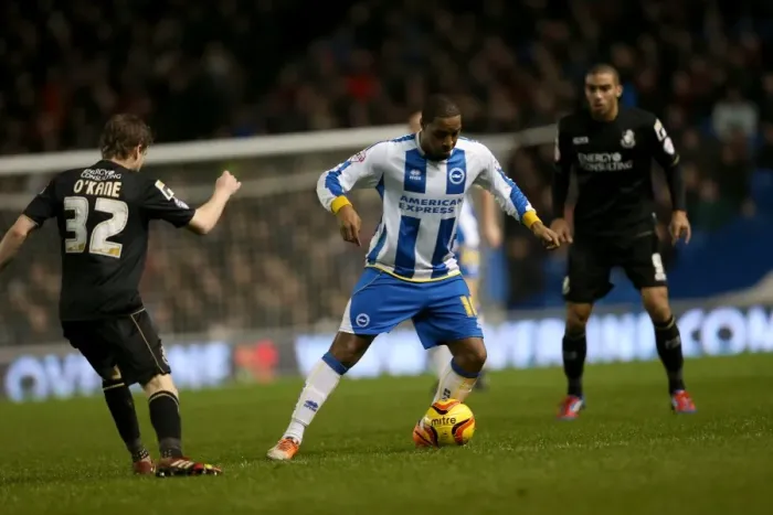 Framed Print : Brighton & Hove Albion vs. Bournemouth: Home Game - January 1, 2014 Framed Print : Brighton & Hove Albion vs. Bournemouth: Home Game - January 1, 2014