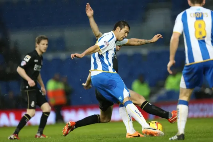 Framed Print : Brighton & Hove Albion vs Bournemouth: Home Game - January 1, 2014 Framed Print : Brighton & Hove Albion vs Bournemouth: Home Game - January 1, 2014