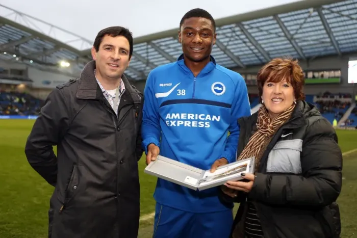 Framed Print : Brighton & Hove Albion vs. Bournemouth: Home Match - January 1, 2014 (Season 2013-14) Framed Print : Brighton & Hove Albion vs. Bournemouth: Home Match - January 1, 2014 (Season 2013-14)