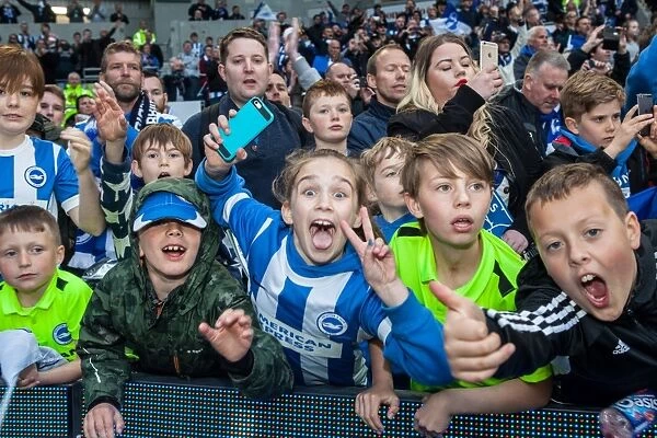 Brighton and Hove Albion vs. Bristol City: Electric Atmosphere at the American Express Community Stadium (29th April 2017)