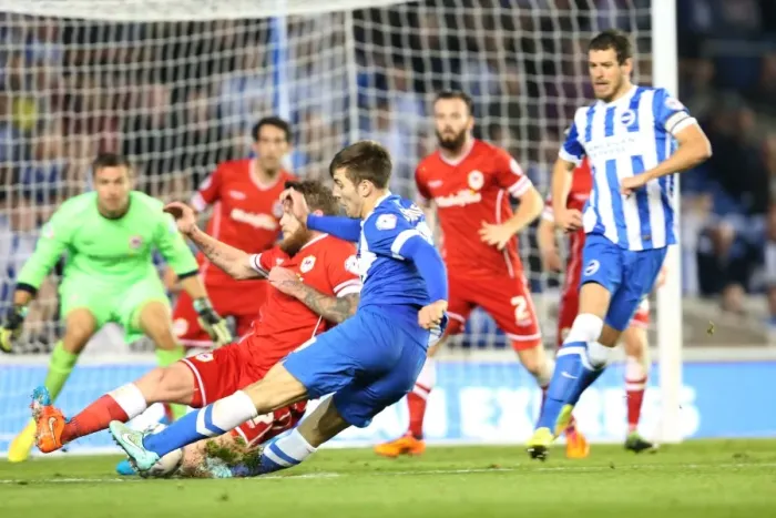 Framed Print : Brighton & Hove Albion vs. Cardiff City: 30 September 2014 (Cardiff City 30SEP14) Framed Print : Brighton & Hove Albion vs. Cardiff City: 30 September 2014 (Cardiff City 30SEP14)
