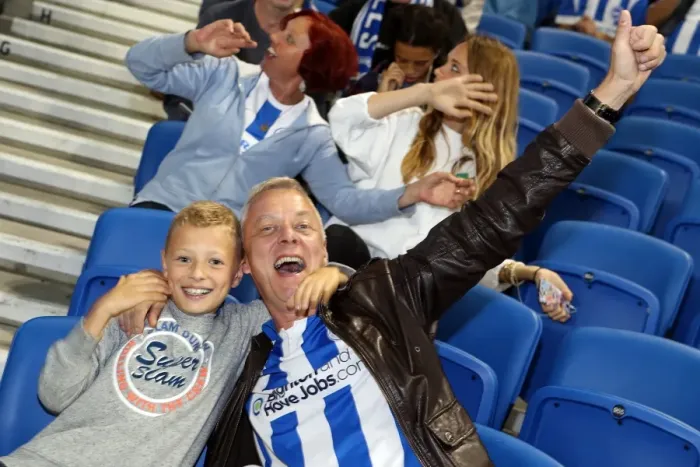 Framed Print : Brighton & Hove Albion vs. Cardiff City: 30 September 2014 (Cardiff City Home Game) Framed Print : Brighton & Hove Albion vs. Cardiff City: 30 September 2014 (Cardiff City Home Game)