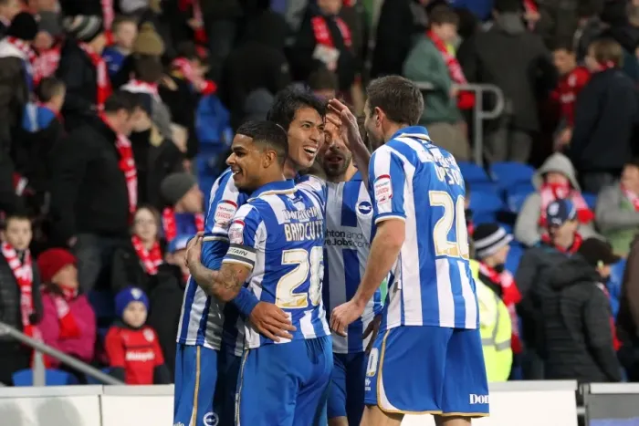 Framed Print : Brighton & Hove Albion vs. Cardiff City (Away) - 19-02-2013: Season 2012-13 Away Game Framed Print : Brighton & Hove Albion vs. Cardiff City (Away) - 19-02-2013: Season 2012-13 Away Game