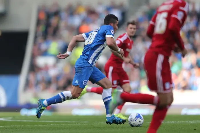 Framed Print : Brighton and Hove Albion vs. Cardiff City: Sky Bet Championship Showdown, October 2015 Framed Print : Brighton and Hove Albion vs. Cardiff City: Sky Bet Championship Showdown, October 2015