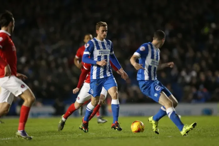 Framed Print : Brighton and Hove Albion vs Charlton Athletic: Sky Bet Championship Showdown at American Express Community Stadium (05DEC15) Framed Print : Brighton and Hove Albion vs Charlton Athletic: Sky Bet Championship Showdown at American Express Community Stadium (05DEC15)