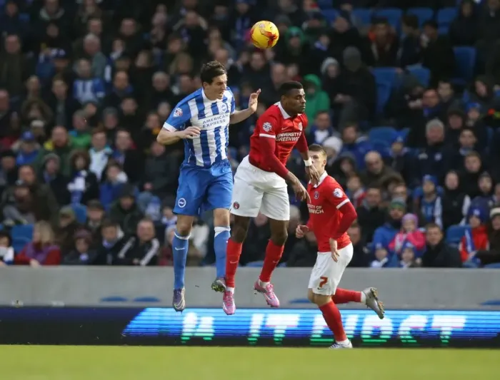 Framed Print : Brighton and Hove Albion vs Charlton Athletic: Sky Bet Championship Showdown at American Express Community Stadium (05DEC15) Framed Print : Brighton and Hove Albion vs Charlton Athletic: Sky Bet Championship Showdown at American Express Community Stadium (05DEC15)