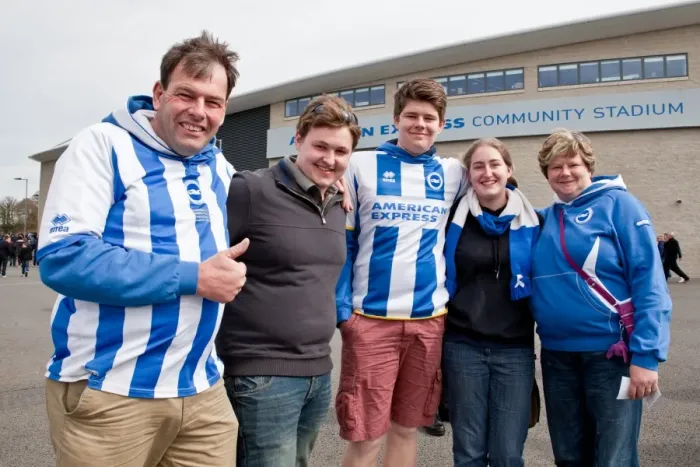 Framed Print : Brighton & Hove Albion vs Charlton Athletic (12 / 04 / 14): A Home Game from the 2013-14 Season