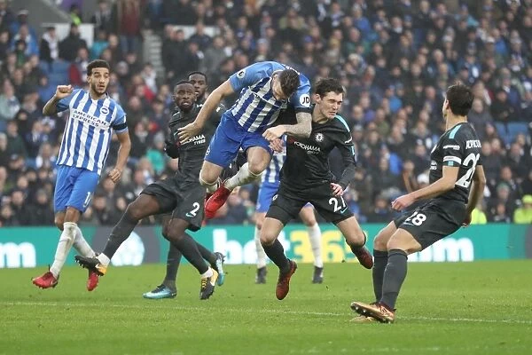 Brighton and Hove Albion vs. Chelsea: A Premier League Battle at American Express Community Stadium (January 2018)