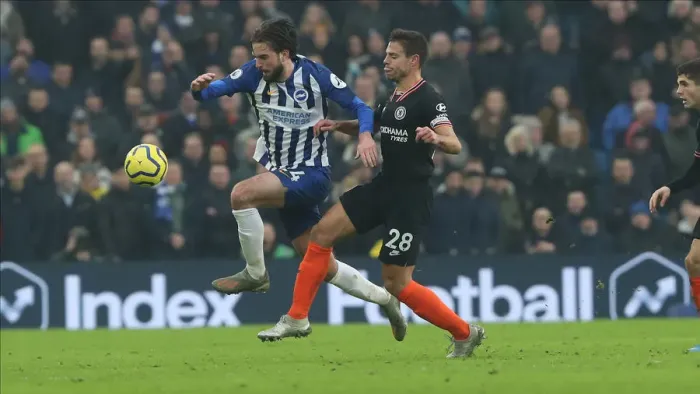 Framed Print : Brighton and Hove Albion vs. Chelsea: A Battle at the American Express Community Stadium (01.01.2020) Framed Print : Brighton and Hove Albion vs. Chelsea: A Battle at the American Express Community Stadium (01.01.2020)