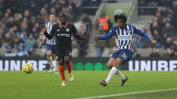 Framed Print : Brighton and Hove Albion vs. Chelsea: A Premier League Battle at American Express Community Stadium (01.01.20) Framed Print : Brighton and Hove Albion vs. Chelsea: A Premier League Battle at American Express Community Stadium (01.01.20)