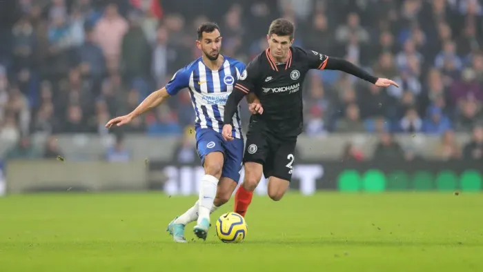 Framed Print : Brighton and Hove Albion vs. Chelsea: A Premier League Battle at American Express Community Stadium (01.01.20) Framed Print : Brighton and Hove Albion vs. Chelsea: A Premier League Battle at American Express Community Stadium (01.01.20)