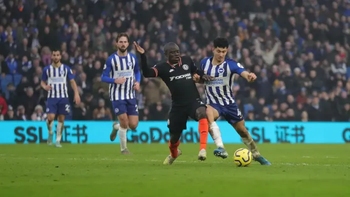 Framed Print : Brighton and Hove Albion vs. Chelsea: A Premier League Battle at American Express Community Stadium (01.01.20) Framed Print : Brighton and Hove Albion vs. Chelsea: A Premier League Battle at American Express Community Stadium (01.01.20)