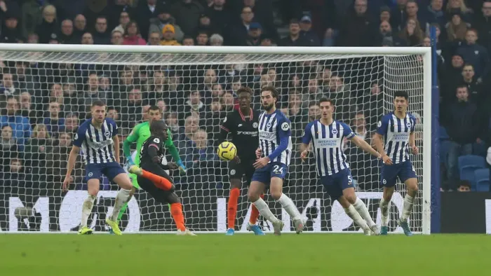 Framed Print : Brighton and Hove Albion vs. Chelsea: A Premier League Battle at American Express Community Stadium (01.01.20) Framed Print : Brighton and Hove Albion vs. Chelsea: A Premier League Battle at American Express Community Stadium (01.01.20)