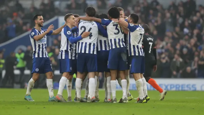 Framed Print : Brighton and Hove Albion vs. Chelsea: A Premier League Battle at American Express Community Stadium (01.01.20) Framed Print : Brighton and Hove Albion vs. Chelsea: A Premier League Battle at American Express Community Stadium (01.01.20)