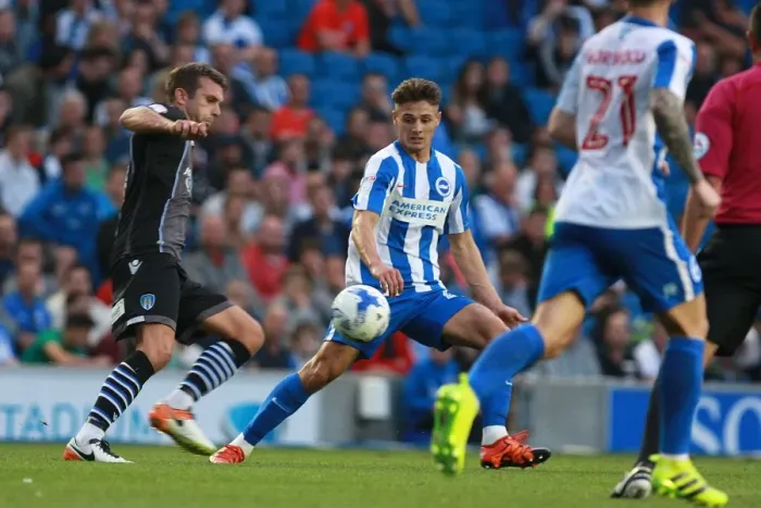 Framed Print : Brighton & Hove Albion vs Colchester United: Rob Hunt in Action during the EFL Cup First Round at American Express Community Stadium (09AUG16) Framed Print : Brighton & Hove Albion vs Colchester United: Rob Hunt in Action during the EFL Cup First Round at American Express Community Stadium (09AUG16)