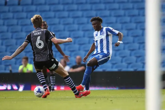 Framed Print : Brighton and Hove Albion vs Colchester United: EFL Cup Clash at American Express Community Stadium (09.08.16)
