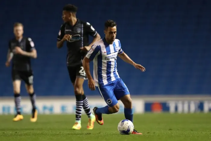 Framed Print : Brighton and Hove Albion vs Colchester United: EFL Cup Clash at American Express Community Stadium (09.08.16) Framed Print : Brighton and Hove Albion vs Colchester United: EFL Cup Clash at American Express Community Stadium (09.08.16)