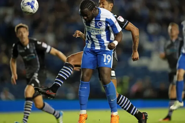 Framed Print : Brighton and Hove Albion vs Colchester United: EFL Cup Clash at American Express Community Stadium (09.08.16) Framed Print : Brighton and Hove Albion vs Colchester United: EFL Cup Clash at American Express Community Stadium (09.08.16)