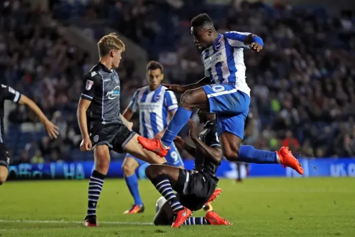 Framed Print : Brighton and Hove Albion vs Colchester United: EFL Cup Clash at American Express Community Stadium (09.08.2016) Framed Print : Brighton and Hove Albion vs Colchester United: EFL Cup Clash at American Express Community Stadium (09.08.2016)