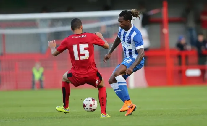 Framed Print : Brighton and Hove Albion vs Crawley Town: Pre-Season Clash at Checkatrade Stadium (22 / 07 / 2015) - Match Action Framed Print : Brighton and Hove Albion vs Crawley Town: Pre-Season Clash at Checkatrade Stadium (22 / 07 / 2015) - Match Action