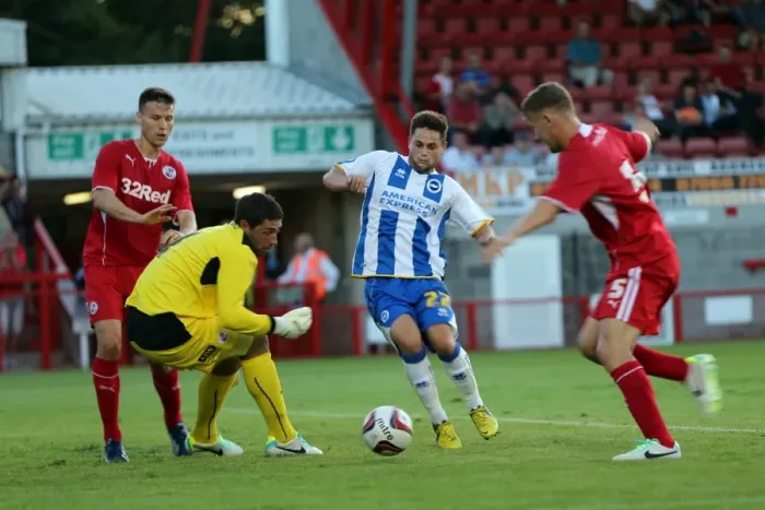 Framed Print : Brighton & Hove Albion vs Crawley Town: 2013 Pre-Season Clash Framed Print : Brighton & Hove Albion vs Crawley Town: 2013 Pre-Season Clash