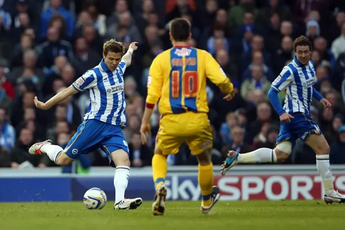 Framed Print : Brighton & Hove Albion vs. Crystal Palace: 2013 Play-Off Semifinal Second Leg