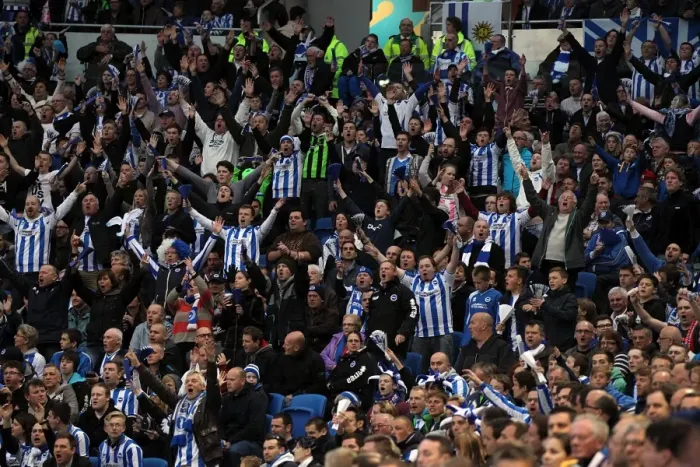 Framed Print : Brighton & Hove Albion vs. Crystal Palace: 2013 Play-Off Semifinal Second Leg