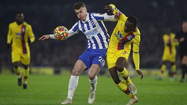Brighton and Hove Albion vs. Crystal Palace: Intense Premier League Clash at American Express Community Stadium (14JAN22)