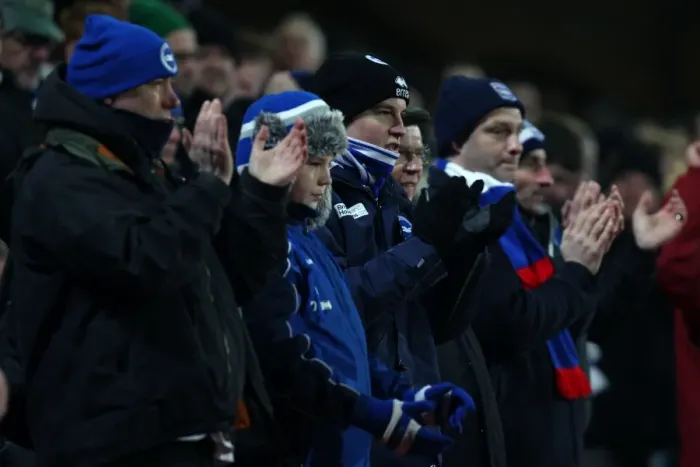 Framed Print : Brighton & Hove Albion vs. Crystal Palace: Away Game - January 31, 2012 (Crystal Palace)