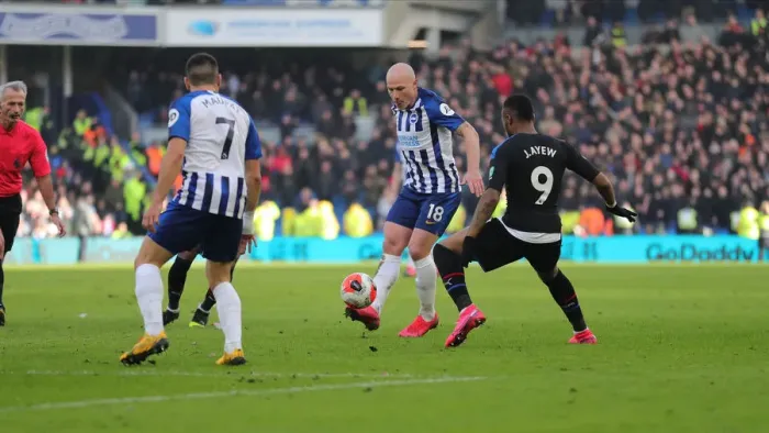 Framed Print : Brighton and Hove Albion vs. Crystal Palace: A Premier League Clash (29FEB20) Framed Print : Brighton and Hove Albion vs. Crystal Palace: A Premier League Clash (29FEB20)