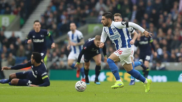 Brighton and Hove Albion vs. Derby County: FA Cup Fifth Round Clash at American Express Community Stadium (16FEB19)