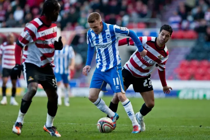 Framed Print : Brighton & Hove Albion vs Doncaster Rovers (Away), 2011-12 Season: Game 3 Framed Print : Brighton & Hove Albion vs Doncaster Rovers (Away), 2011-12 Season: Game 3