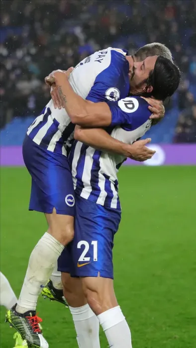 Framed Print : Brighton and Hove Albion vs. Everton: A Premier League Battle at American Express Community Stadium (26OCT19)