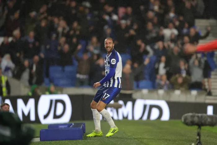 Framed Print : Brighton and Hove Albion vs. Everton: A Premier League Battle at American Express Community Stadium (26OCT19)