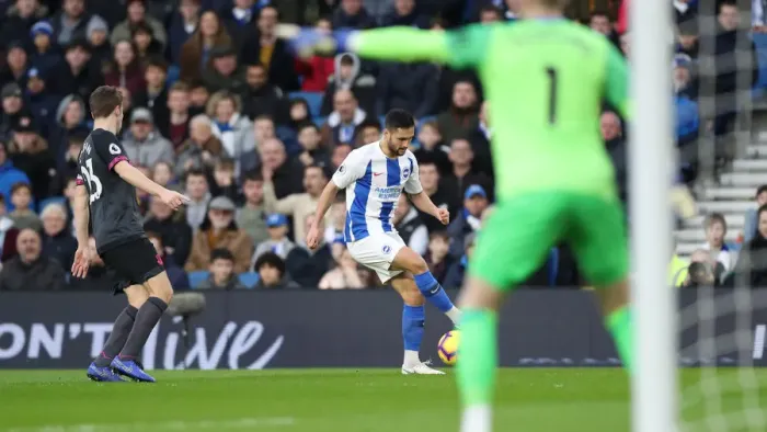 Framed Print : Brighton and Hove Albion vs. Everton: Premier League Battle at American Express Community Stadium (29DEC18)