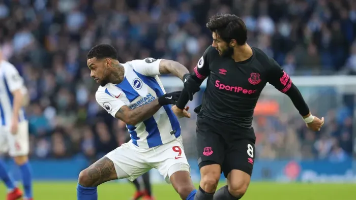 Framed Print : Brighton and Hove Albion vs. Everton: A Premier League Clash at American Express Community Stadium (29DEC18)