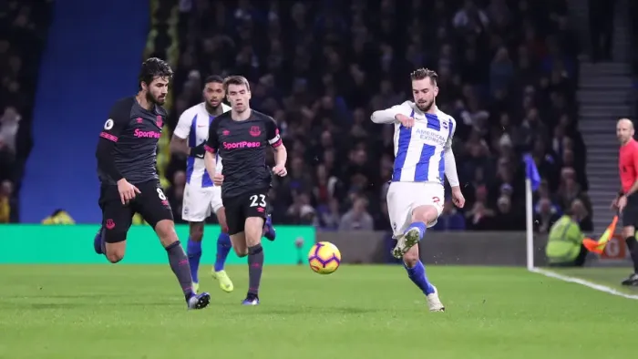 Framed Print : Brighton and Hove Albion vs. Everton: A Premier League Clash at American Express Community Stadium (29DEC18)