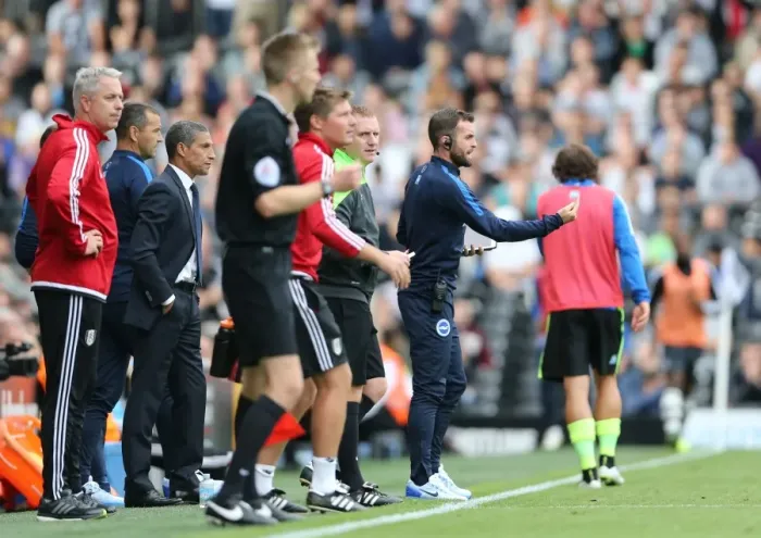 Framed Print : Brighton and Hove Albion vs Fulham: Nathan Jones in Action during the Sky Bet Championship Clash at Craven Cottage (15 / 08 / 2015) Framed Print : Brighton and Hove Albion vs Fulham: Nathan Jones in Action during the Sky Bet Championship Clash at Craven Cottage (15 / 08 / 2015)