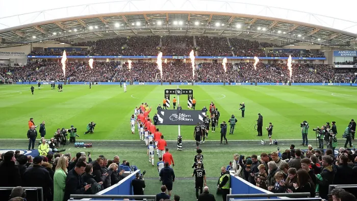 Framed Print : Brighton and Hove Albion vs Fulham: Intense Premier League Clash at American Express Community Stadium (18FEB23) Framed Print : Brighton and Hove Albion vs Fulham: Intense Premier League Clash at American Express Community Stadium (18FEB23)