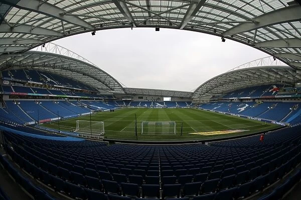 Brighton and Hove Albion vs Fulham: Panoramic View of American Express Community Stadium during Championship Match (November 2016)