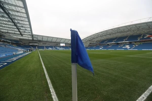 Brighton and Hove Albion vs Fulham: Panoramic View of American Express Community Stadium during the EFL Sky Bet Championship Match (November 2016)