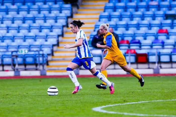 Framed Print : Brighton & Hove Albion vs. Gillingham: A Fight in the 2013-14 Women's Football Season Framed Print : Brighton & Hove Albion vs. Gillingham: A Fight in the 2013-14 Women's Football Season
