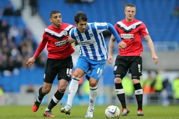 Framed Print : Brighton & Hove Albion vs. Huddersfield Town (02-03-2013): A Glimpse into the 2012-13 Home Season Framed Print : Brighton & Hove Albion vs. Huddersfield Town (02-03-2013): A Glimpse into the 2012-13 Home Season
