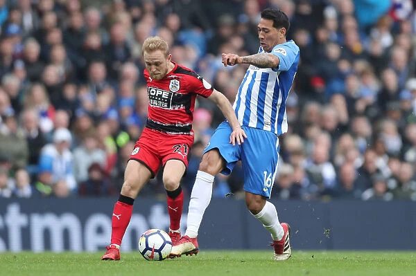 Brighton and Hove Albion vs. Huddersfield Town: Premier League Battle at American Express Community Stadium (07APR18)