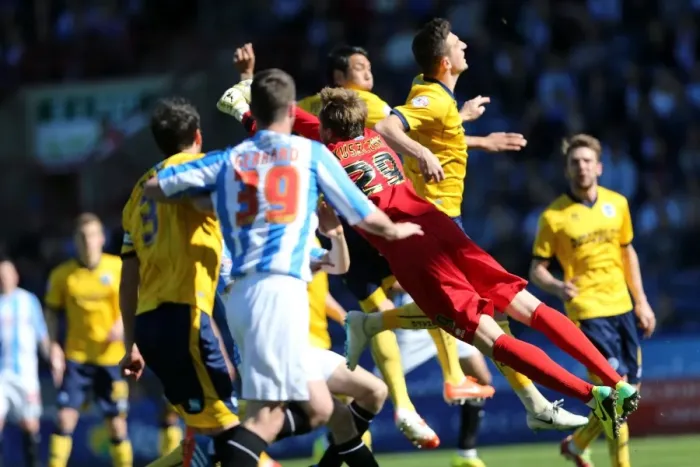 Framed Print : Brighton & Hove Albion vs. Huddersfield Town: 18 / 04 / 14 - Away Game, 2013-14 Season