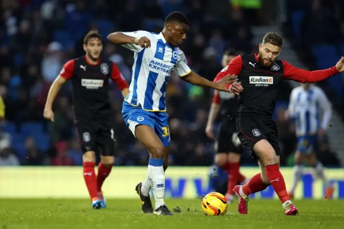 Framed Print : Brighton & Hove Albion vs Huddersfield Town: Home Game - 21-12-2013