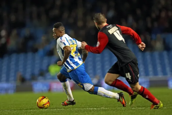 Framed Print : Brighton & Hove Albion vs. Huddersfield Town: Home Game - December 21, 2013