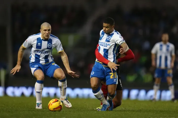 Framed Print : Brighton & Hove Albion vs. Huddersfield Town: Home Game - December 21, 2013 (Season 2013-14) Framed Print : Brighton & Hove Albion vs. Huddersfield Town: Home Game - December 21, 2013 (Season 2013-14)